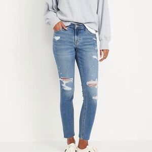 Old Navy Mid-Rise Rockstar Super-Skinny Ankle Jeans